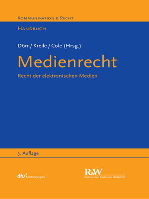 cover image of Medienrecht